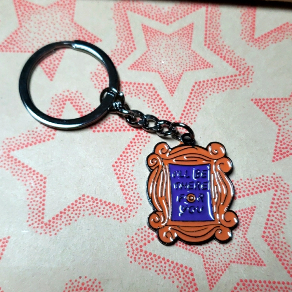 FRIENDS Iconic Picture Frame Keychain NWT